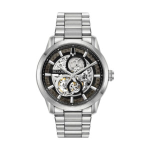 Sutton 43 mm – Schwarzes Skelett am Armband