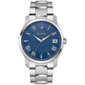 Bulova Dress/Classic Klassische Herrenuhr aus Edelstahl