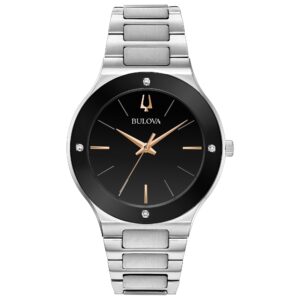 Bulova Modern Herrenuhr Edelstahl
