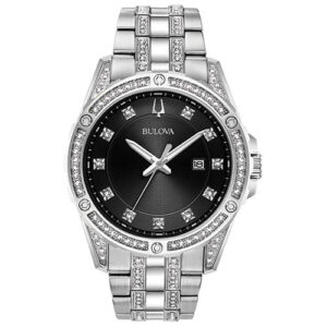 Bulova Box Set Bul Crystal Herren Edelstahl