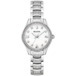 Bulova Misc Crystal Damen Edelstahl