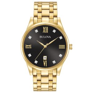Bulova Dress/Classic Klassische Herrenuhr aus Edelstahl