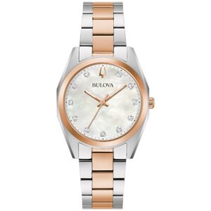 Bulova Dress/Classic Klassische Damenuhr Edelstahl
