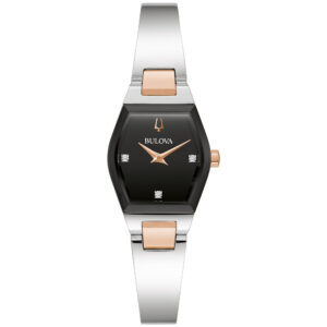 Bulova Gemini Damen Edelstahl