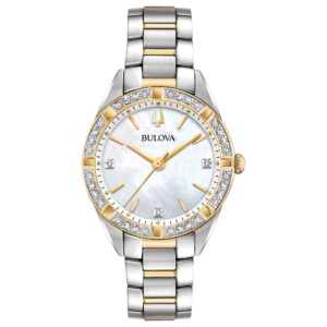 Bulova Dress/Classic Klassische Damenuhr Edelstahl