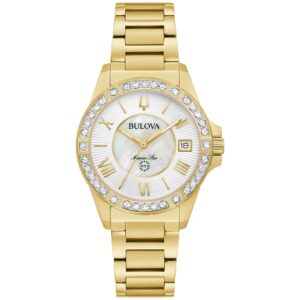 Bulova Performance Marine Star Damenuhr Edelstahl