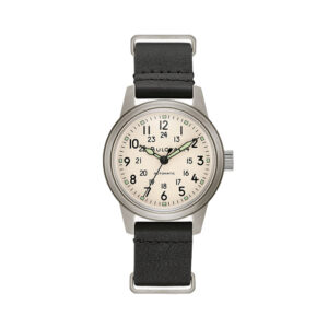 Hack Watch 38 mm – Elfenbein mit Lederarmband